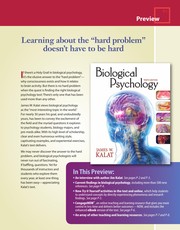 Cover of Biological psychology. 10th ed by James W. Kalat