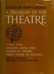Front cover of A treasury of the theatre by John Gassner