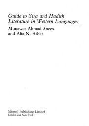 Cover of Guide to Sira and Hadith literature in Western languages by Munawar A. Anees
