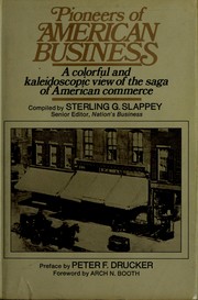 Front cover of Pioneers of American business by Sterling G. Slappey