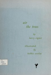 Cover of Air the trees by Larry Eigner