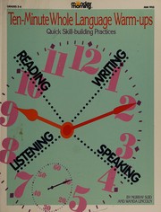 Front cover of Ten-minute whole language warm-ups by Murray I. Suid