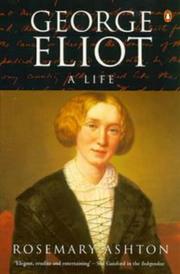 Cover of George Eliot by Rosemary Ashton