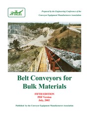 Front cover of Belt conveyors for bulk materials by Conveyor Equipment Manufacturers Association. Engineering Conference.