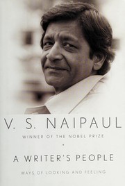 Front cover of A writer's people by V. S. Naipaul