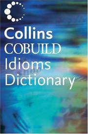 Cover of Collins COBUILD Idioms Dictionary (Collins Cobuild) by Unknown