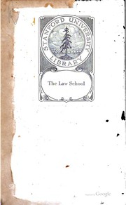Front cover of The public and general statutes passed by the Congress of the United States of America by United States