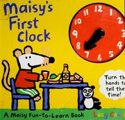 Cover of Maisy's first clock by Lucy Cousins