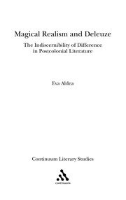 Front cover of Magical realism and Deleuze by Eva Aldea