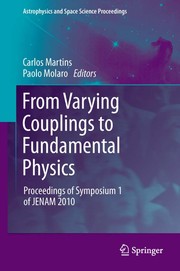 Cover of From Varying Couplings to Fundamental Physics by Carlos Martins