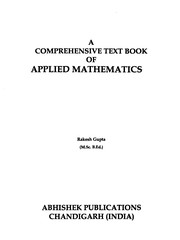 Front cover of A comprehensive text book of applied mathematics by Rākeśagupta