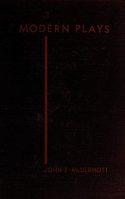 Cover of Modern plays by John Francis McDermott
