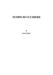 Front cover of Tempo di uccidere by Ennio Flaiano