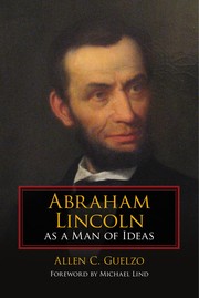 Front cover of Abraham Lincoln as a Man of Ideas by Allen C. Guelzo