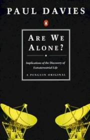 Cover of Are we alone? by Paul Davies
