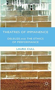 Cover of Theatres of Immanence by Laura Cull Ó Maoilearca