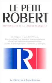 Cover of Le nouveau petit Robert by Robert, Paul
