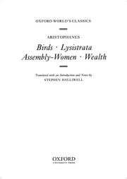 Front cover of Birds ; Lysistrata ; Assembly-women ; Wealth by Aristophanes
