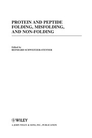 Front cover of Protein and peptide folding, misfolding, and non-folding by Reinhard Schweitzer-Stenner