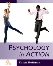 Front cover of Psychology in action by Karen Huffman