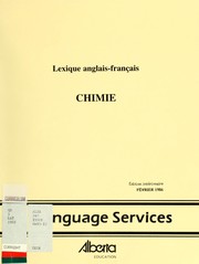 Front cover of Lexique anglais-français by Alberta. Alberta Education. Language Services