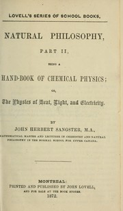 Front cover of Natural philosophy by John Herbert Sangster