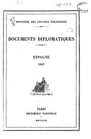 Front cover of Documents diplomatiques by Ministère des Affaires étrangères (France)