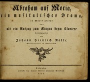 Front cover of Abraham auf Moria by August Hermann Niemeyer