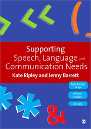 Cover of Supporting speech, language and communication needs by Kate Ripley