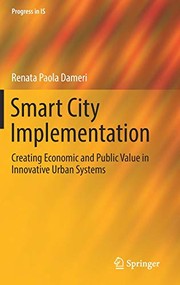 Cover of Smart City Implementation by Renata Paola Dameri