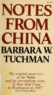 Cover of Notes from China by Barbara Tuchman