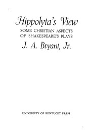 Cover of Hippolyta's View by Bryant, J. A.