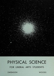 Front cover of Physical science for liberal arts students by Hugo Nathanael Swenson