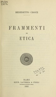 Front cover of Saggi filosofici by Benedetto Croce