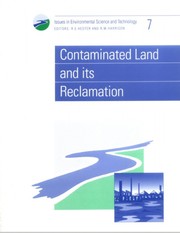 Front cover of Contaminated land and its reclamation by R. E. Hester