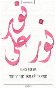 Front cover of Trilogie ismaélienne by Abû Ya'qûb Sejestânî