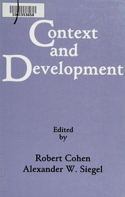 Cover of Context and development by Alexander W. Siegel