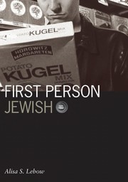 Front cover of First person Jewish by Alisa Lebow