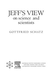 Front cover of Jeff's views on science and scientists by G. Schatz