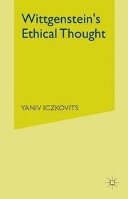 Cover of Wittgenstein's Ethical Thought by Y. Iczkovits