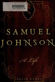 Cover of Samuel Johnson by David Nokes
