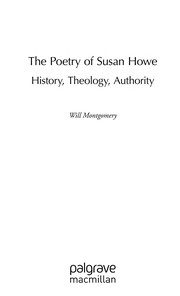 Front cover of The poetry of Susan Howe by Will Montgomery