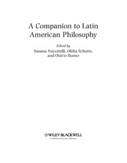 Cover of A companion to Latin American philosophy by Susana Nuccetelli