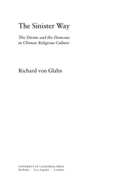 Cover of The sinister way by Richard Von Glahn