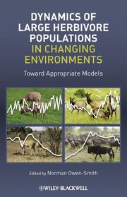 Front cover of Dynamics of large herbivore populations in changing environments by Norman Owen-Smith