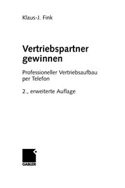 Front cover of Vertriebspartner gewinnen by Klaus-J Fink
