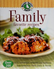 Front cover of Family favorite recipes by Gooseberry Patch (Firm)