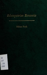 Front cover of Schumpeterian economics by Österreichische Länderbank