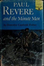 Front cover of Paul Revere and the minute men by Dorothy Canfield Fisher