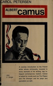 Cover of Albert Camus by Carol Petersen